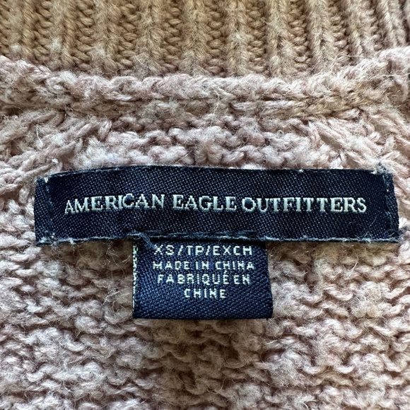 American Eagle Pink soft knit cardigan XS - Picture 2 of 5